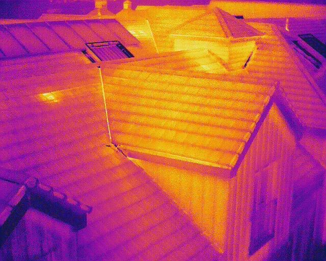 Thermal Imaging Roof Survey Image Loughborough